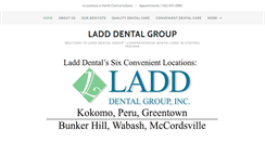 Desktop Screenshot of ladddental.com