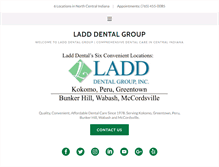 Tablet Screenshot of ladddental.com